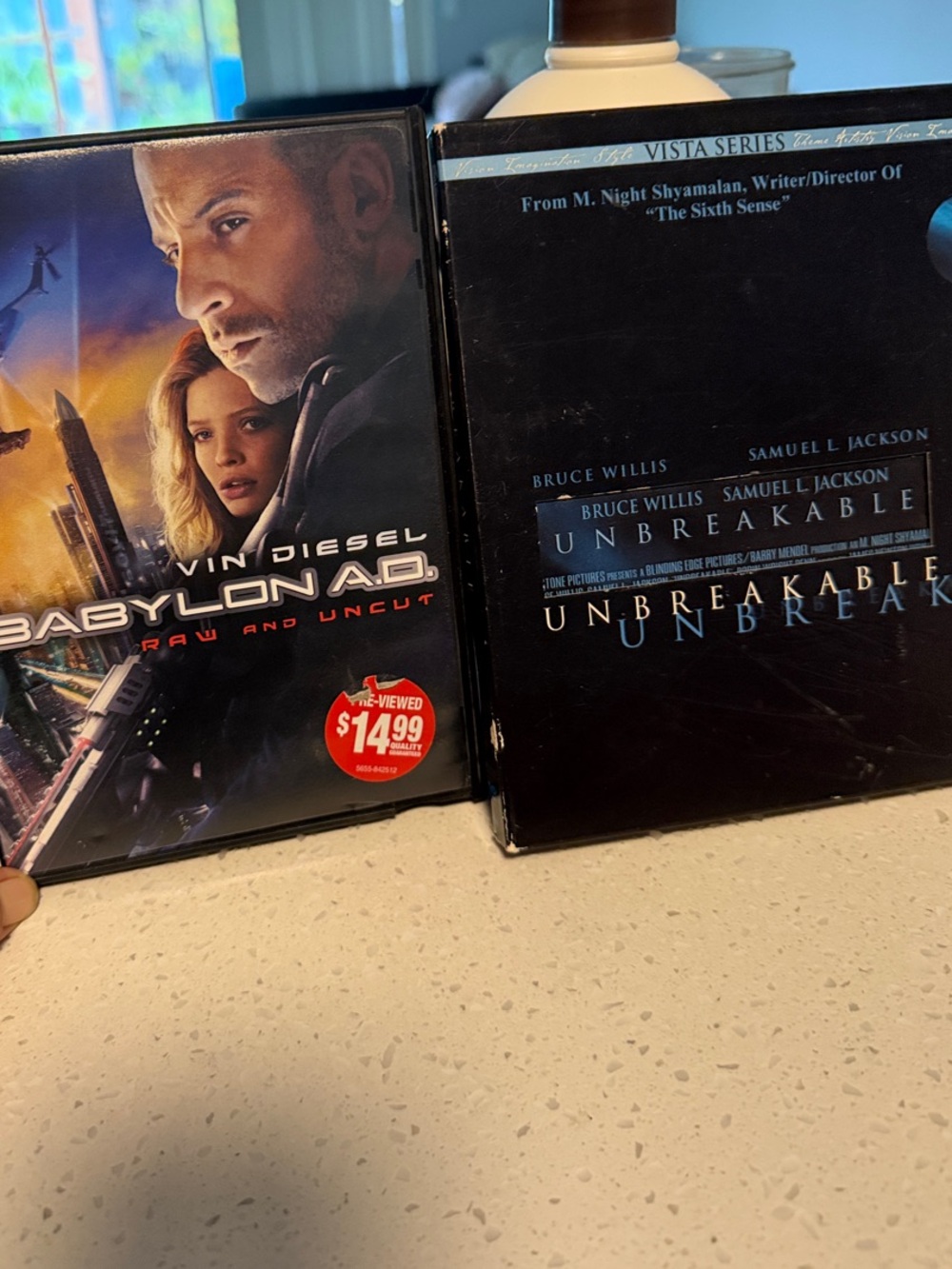 Babylon A.D. & Unbreakable DVD Movie bundle